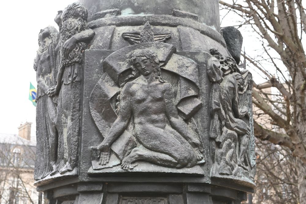 Photo showing Monument to Adam Mickiewicz in Paris