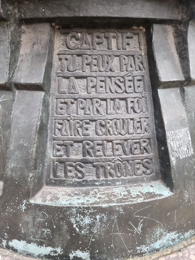 Photo showing Monument to Adam Mickiewicz in Paris