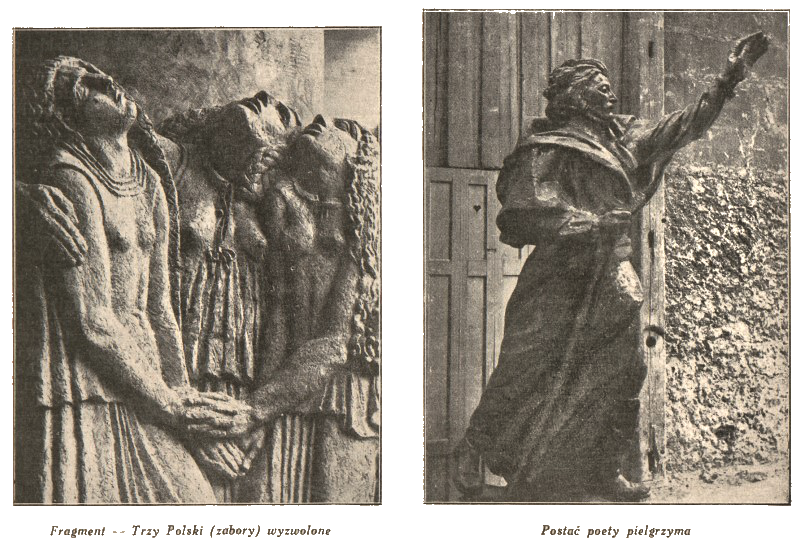 Photo showing Interview with sculptor Antoine Bourdell on the Mickiewicz monument in the magazine \"World\"