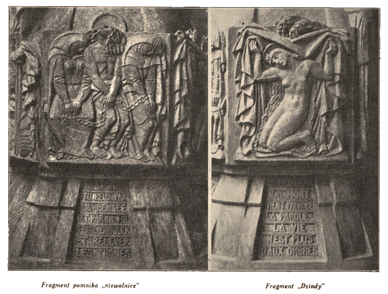 Photo showing Interview with sculptor Antoine Bourdell on the Mickiewicz monument in the magazine \"World\"