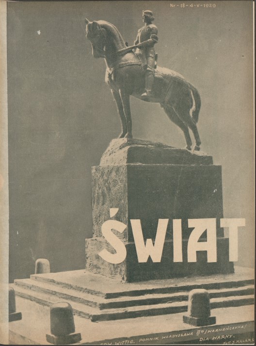 Photograph of the design for the monument to Vladislav III Varnaenko by Edward Witting