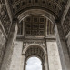 Fotografia przedstawiająca Commemoration of Polish cities and commanders on the Arc de Triomphe in Paris