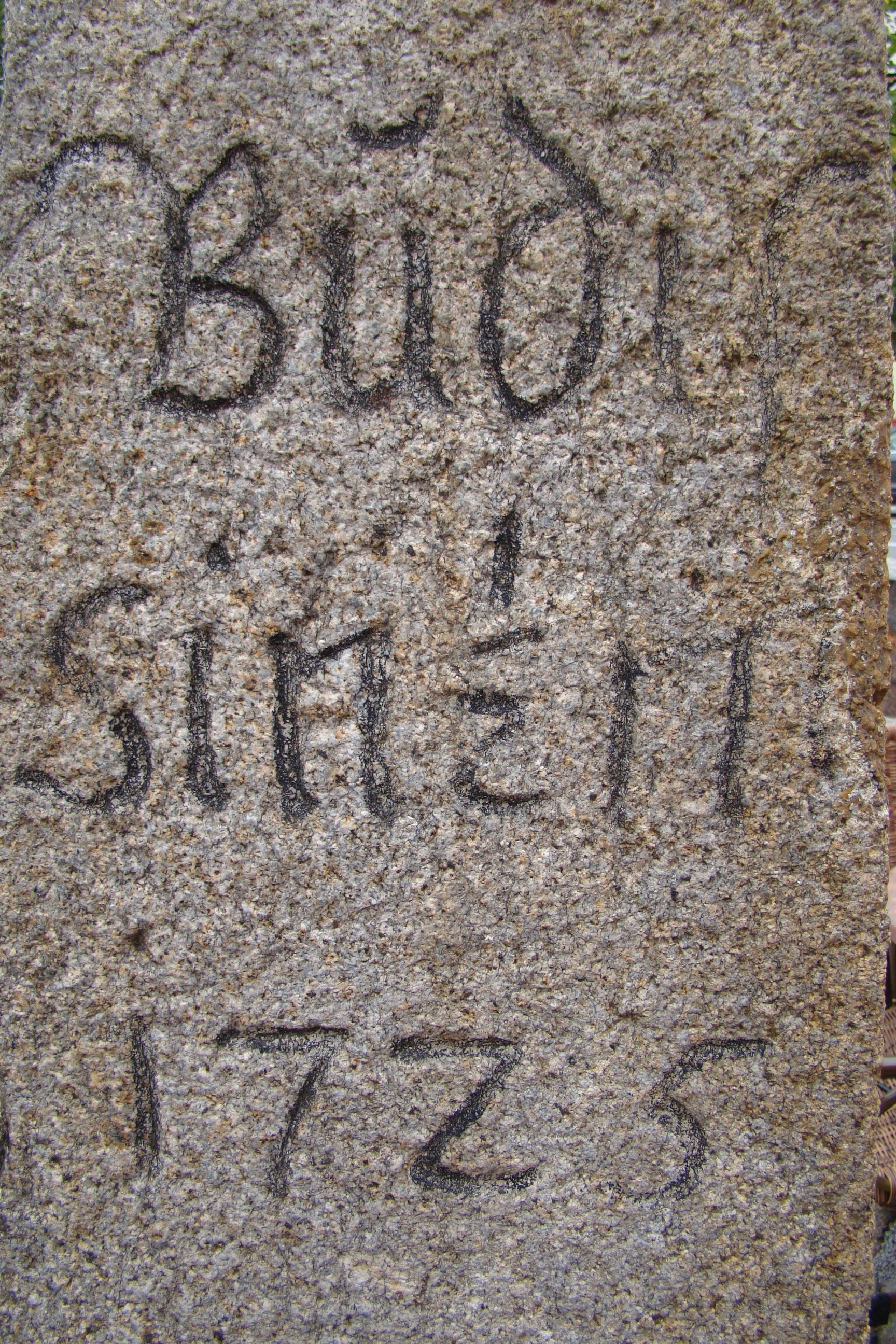 Inscription from the post of the Polish-Saxon post office in Bautzen