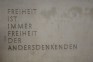Fotografia przedstawiająca Monument to Rosa Luxemburg in Dresden