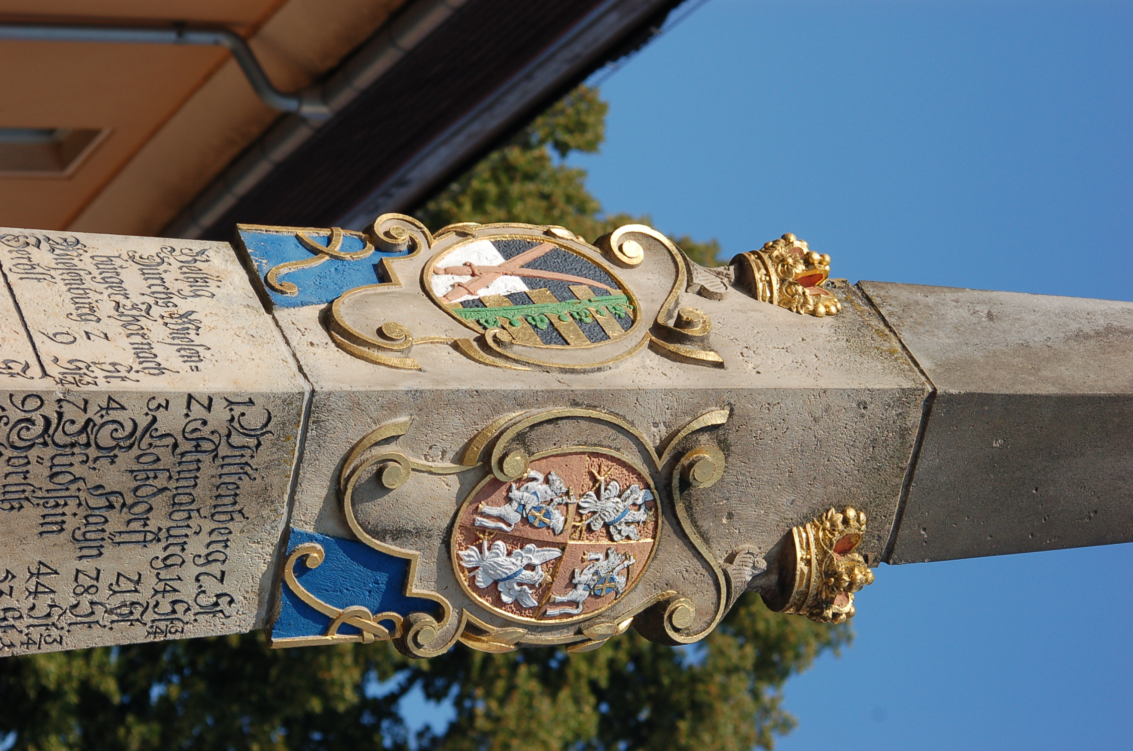 Photo showing Polish-Saxon post offices