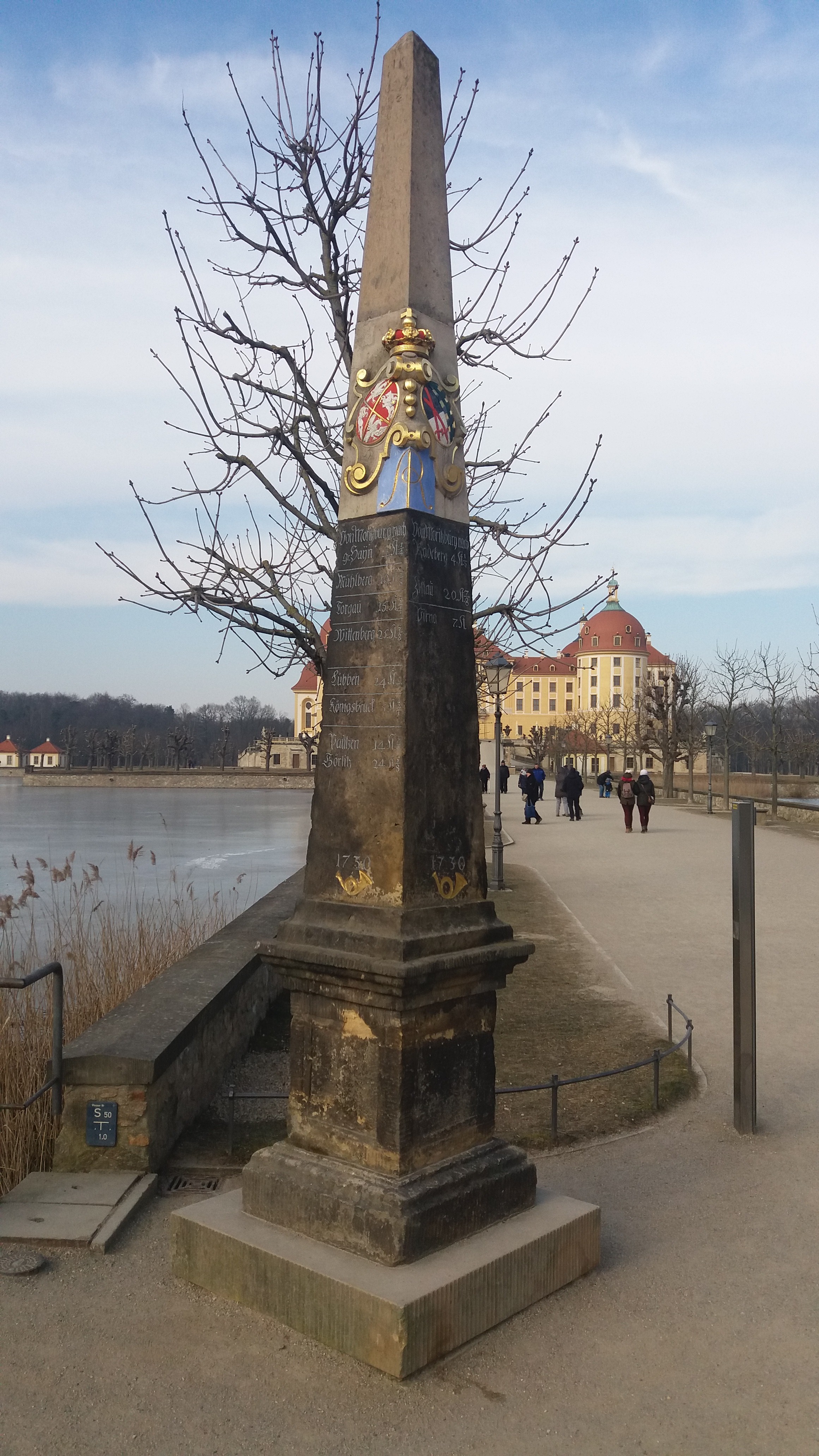 Polish-Saxon post, 1730, Moritzburg, Germany