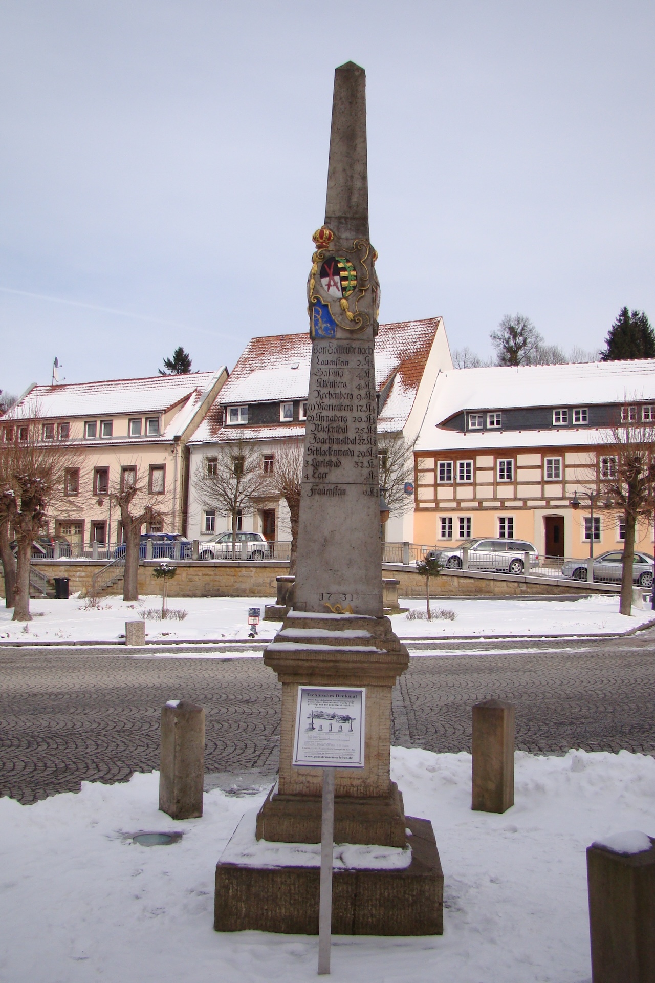 Polish-Saxon post office in Bad Gottleuba-Berggieβhübel