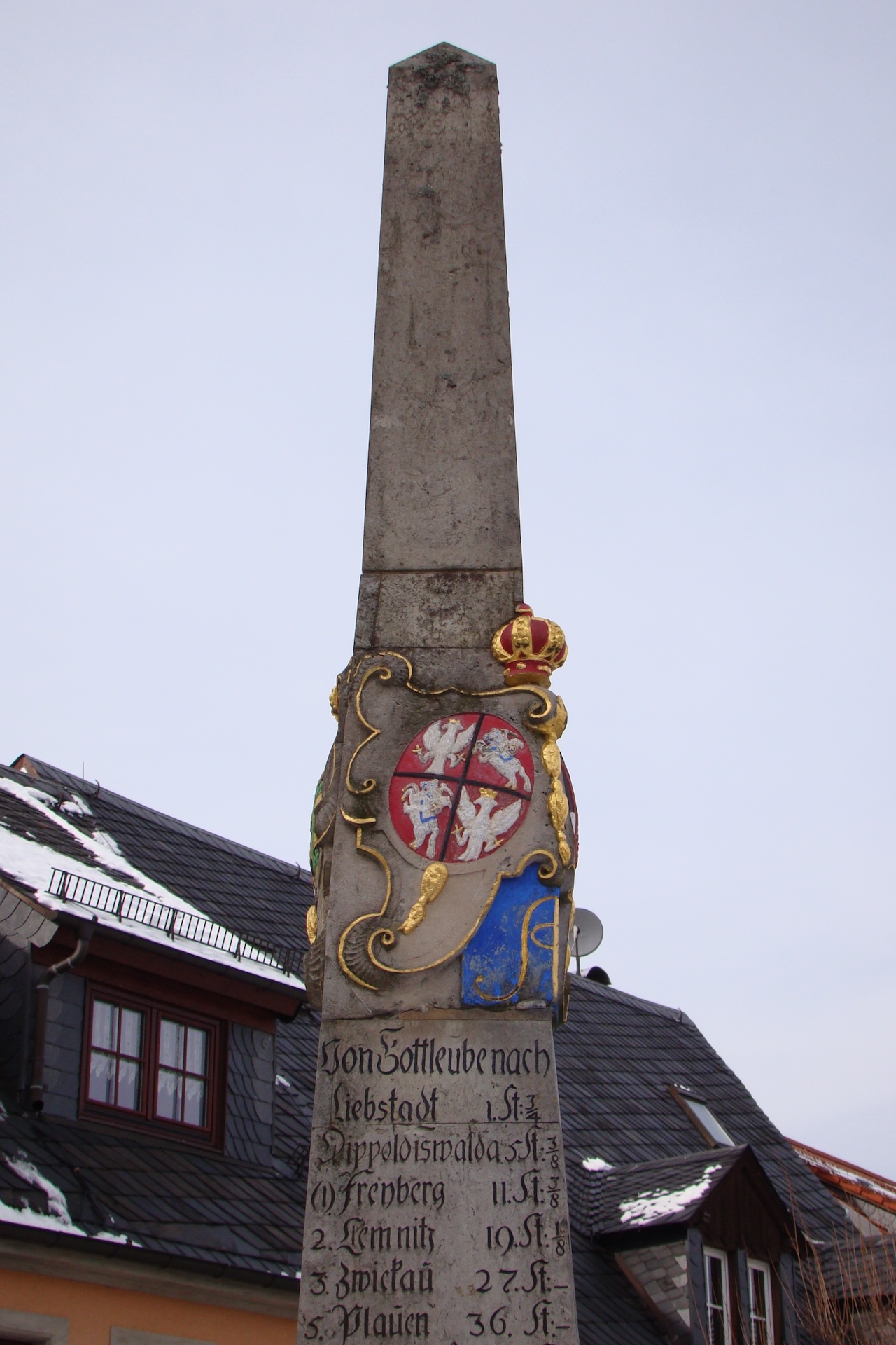 Polish-Saxon post office in Bad Gottleuba-Berggieβhübel