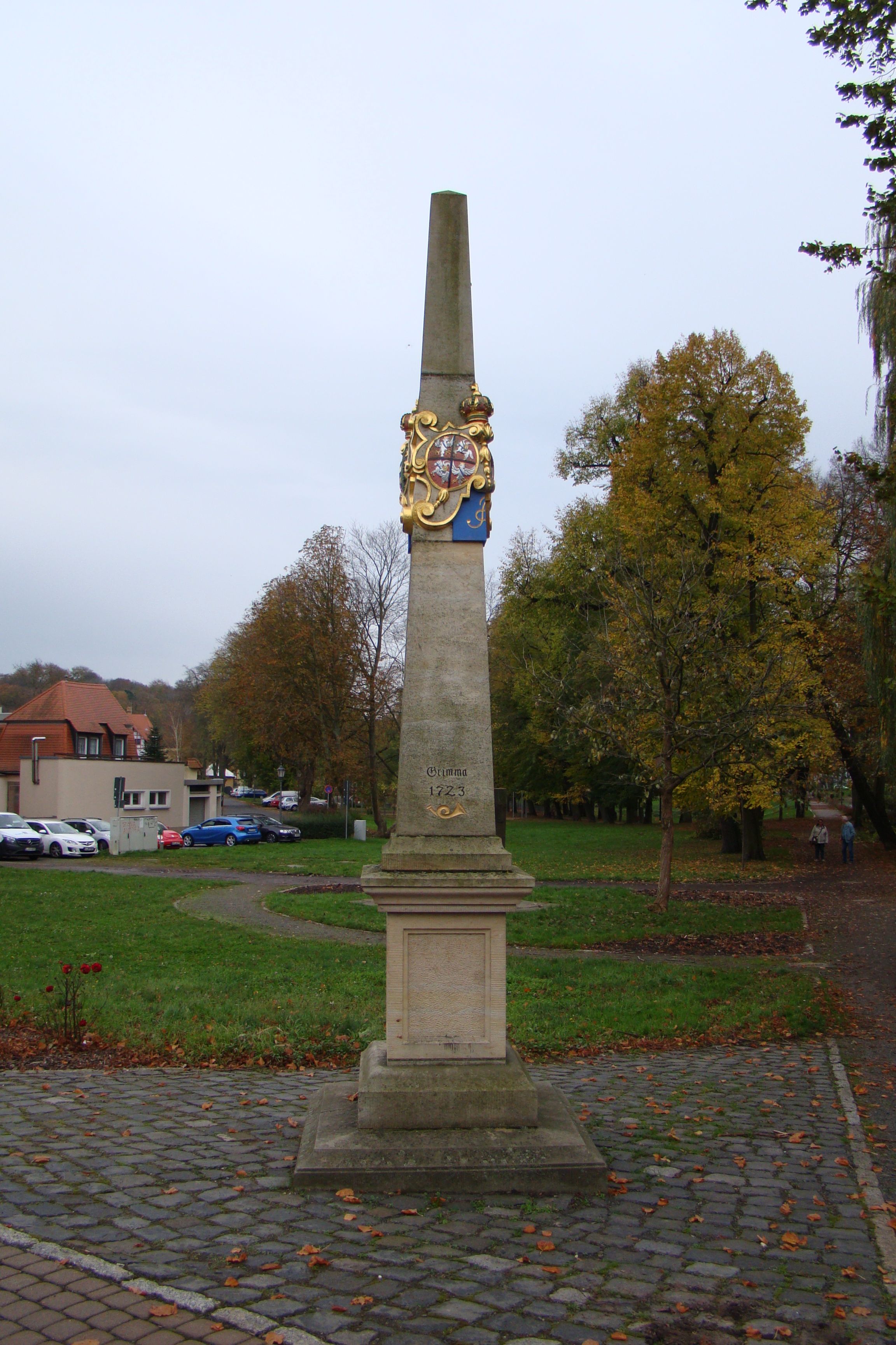 Polish-Saxon post office in Grimm