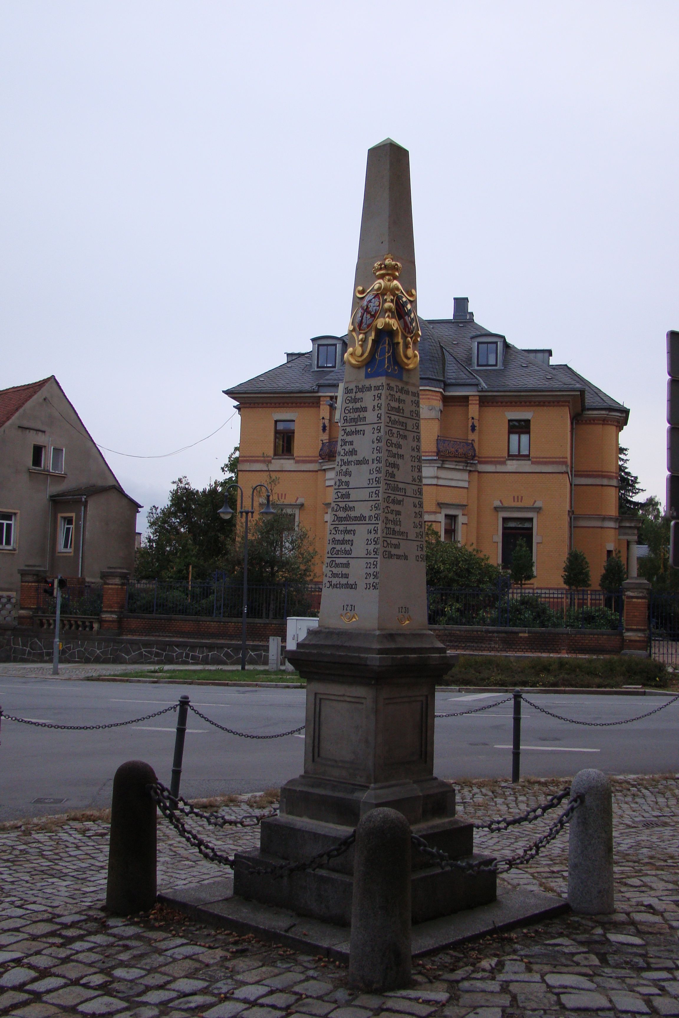 Polish-Saxon post office in Pulsnitz