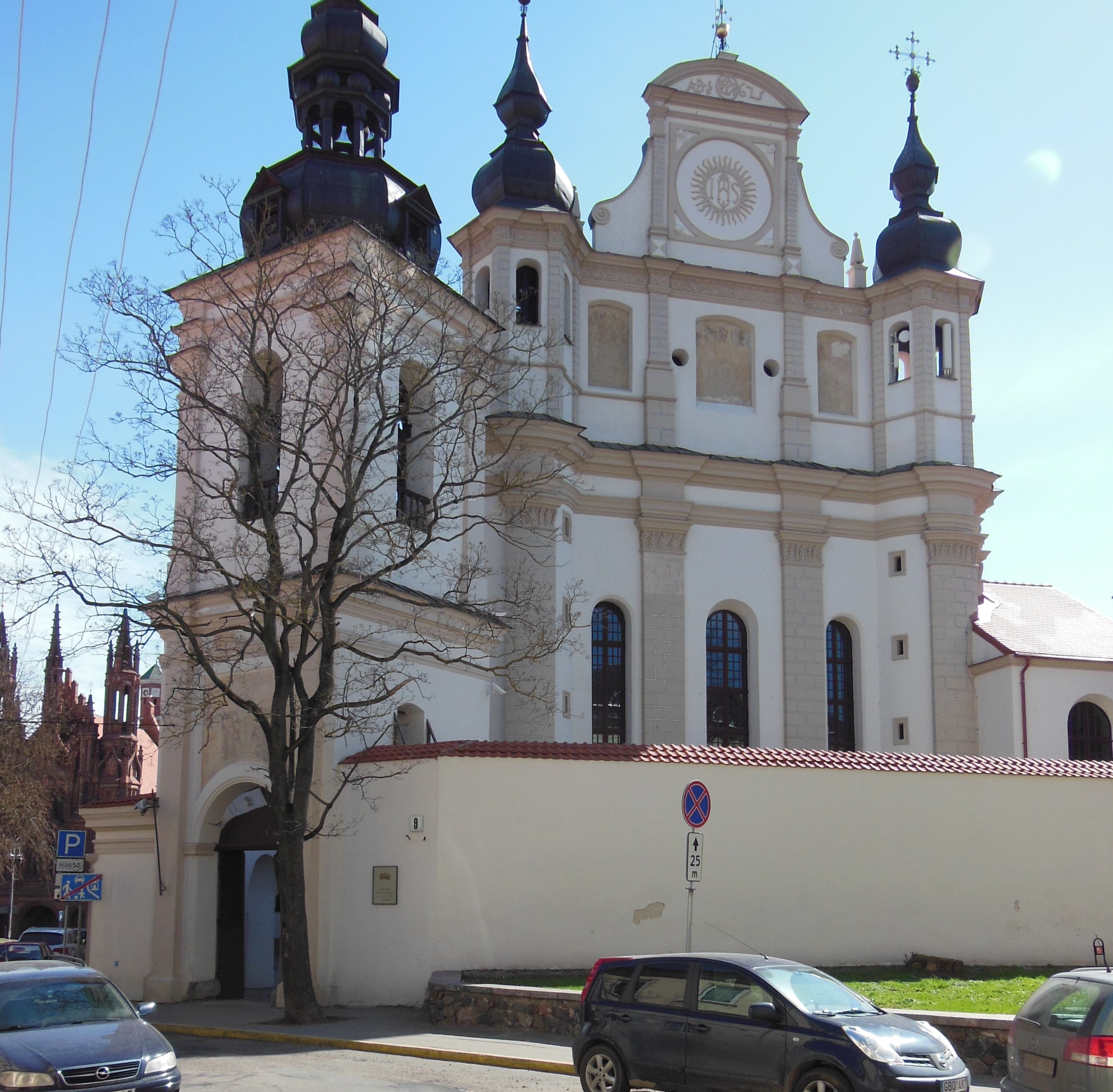 The Church of the Bernardine Sisters of St Michael the Archangel in Vilnius