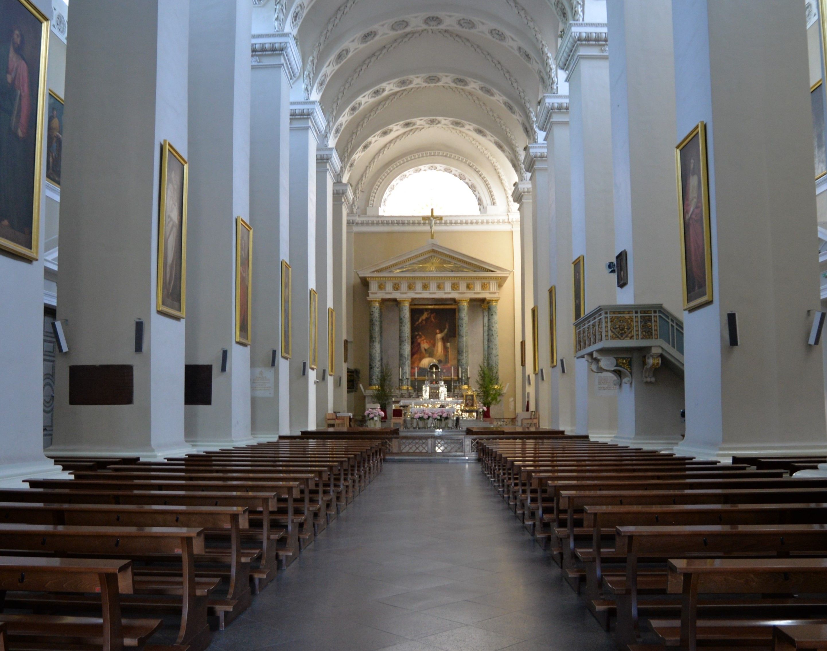 Interior of Vilnius Cathedral
