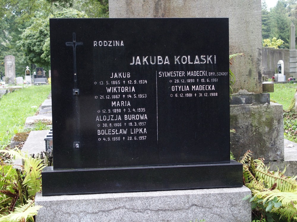 Fotografia przedstawiająca Tombstone of the Kolaski and Madecki families