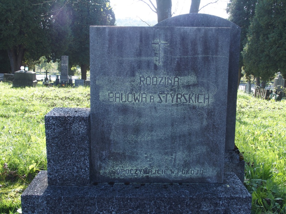 Photo montrant Tombstone of the Bauowa and Styrski families