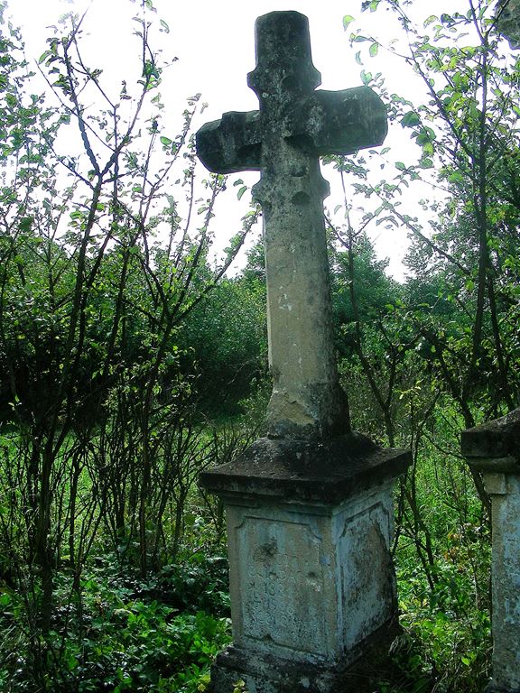 Nagrobek  Marcina Osiadacz, cmentarz w Bielawińcach, stan z 2006