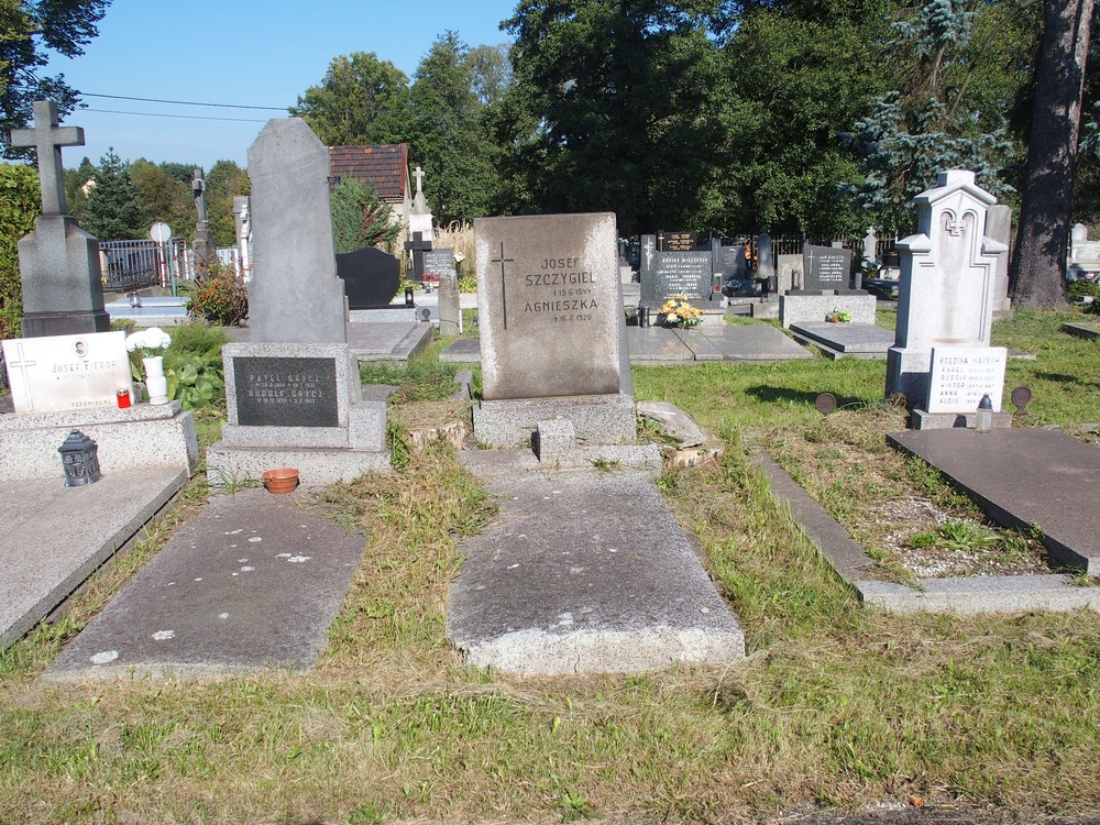Fotografia przedstawiająca Tombstone of Josef and Agnieszka Szczygiel