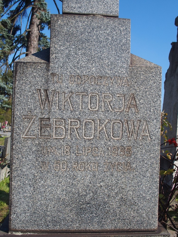 Photo montrant Tombstone of Viktorija Zebrokova