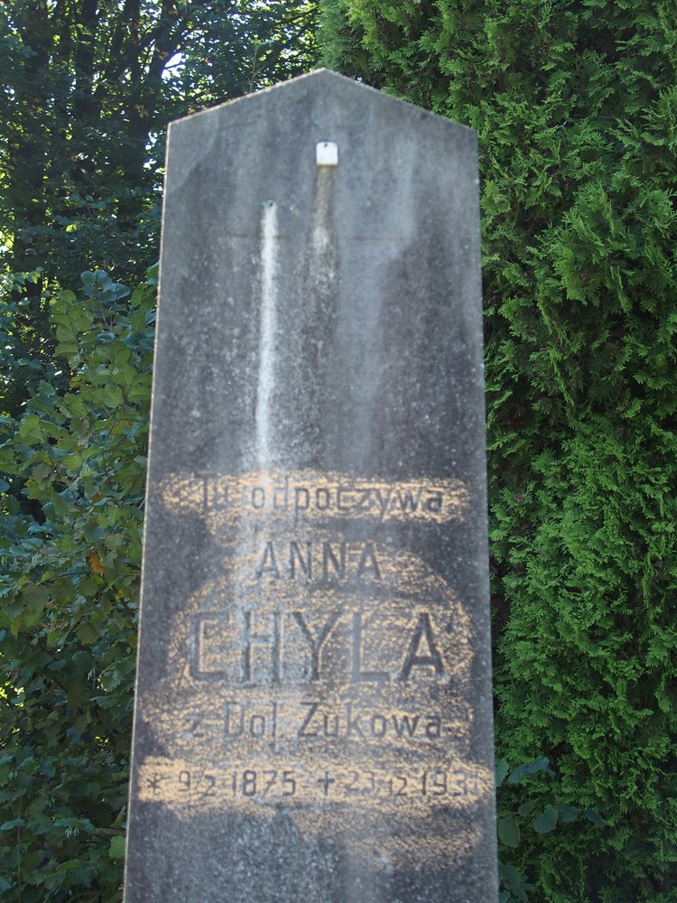 Photo montrant Tombstone of Anna Chyla
