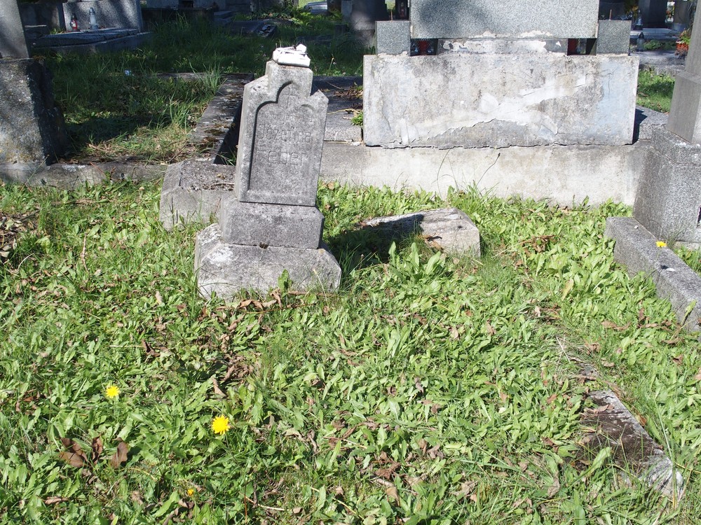 Tombstone of Josefina Feber, Karviná cemetery (Doły district)