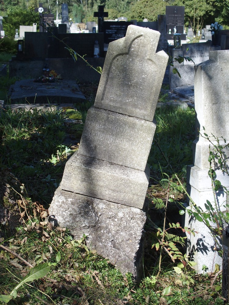 Tombstone of Valeria Broz, Karviná cemetery (Doły district)