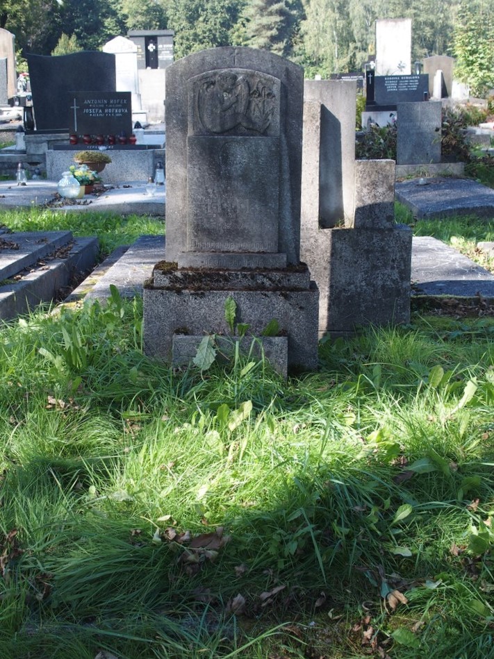 Tombstone of Jan Golob, Karviná cemetery (Doły district)