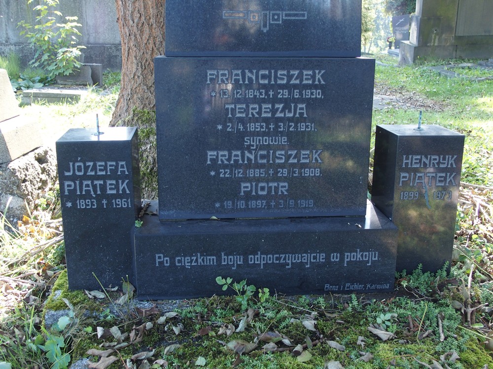 Photo montrant Tomiczek family tombstone