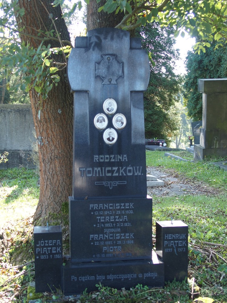 Photo montrant Tomiczek family tombstone