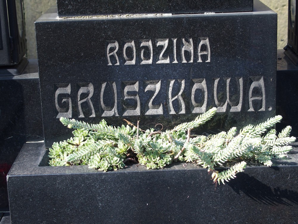 Fotografia przedstawiająca Tombstone of the Gruszkowa family