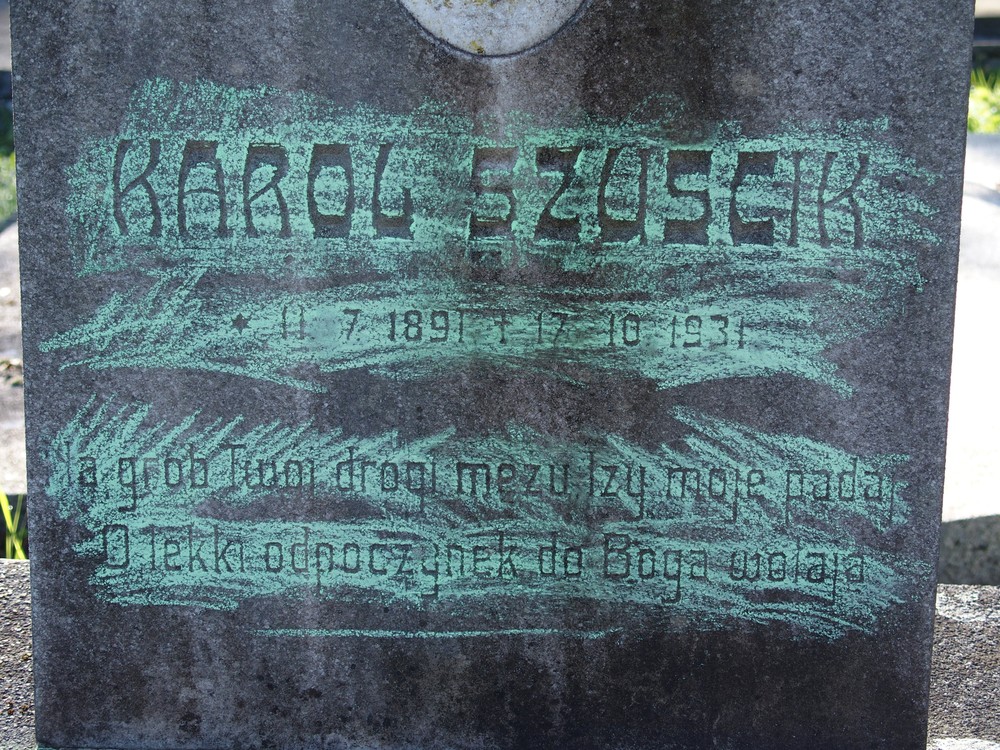 Fotografia przedstawiająca Tombstone of Karol Szuscik