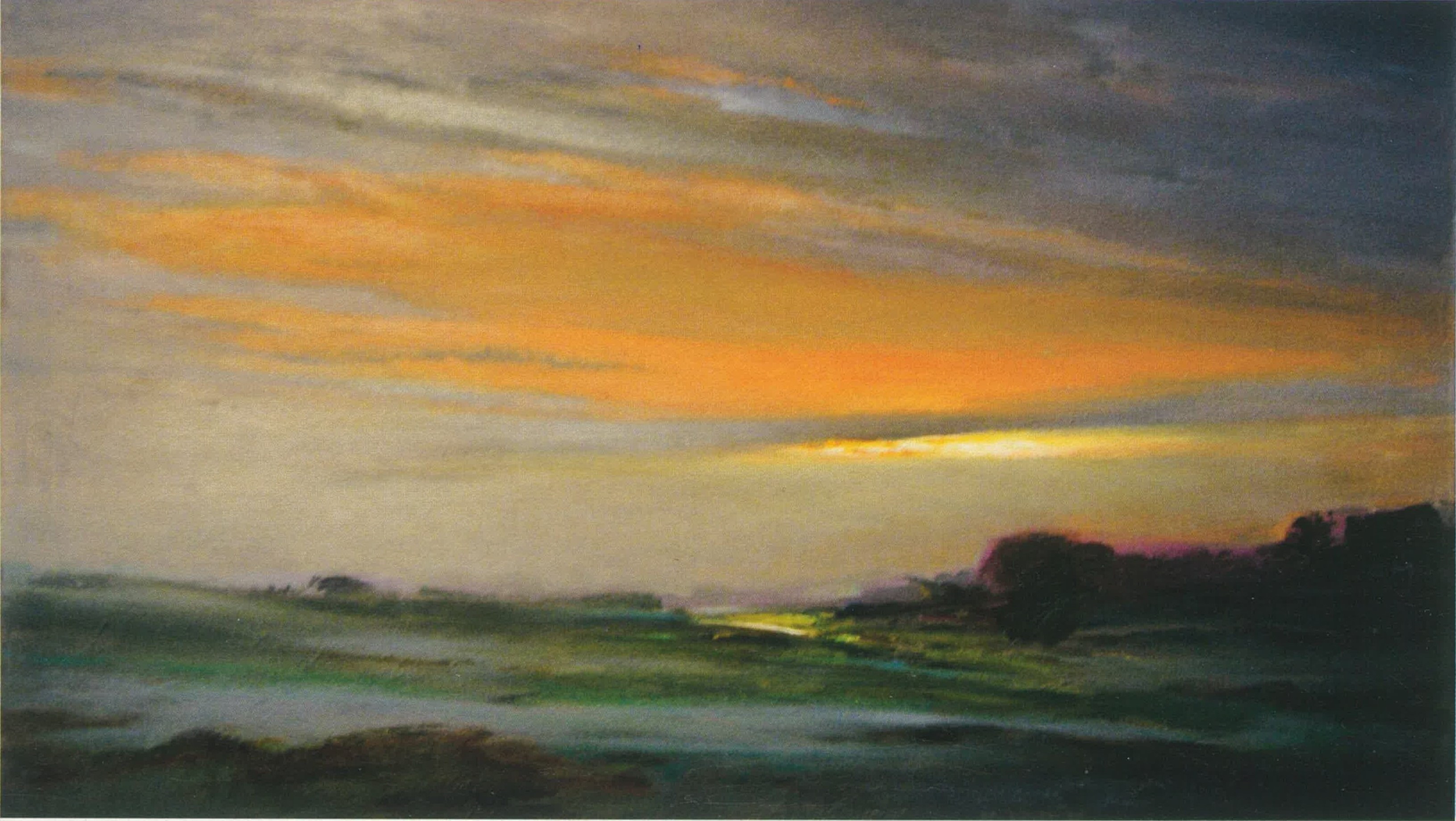Krzysztof Pęciński, Untitled/ ohne Title (acrylic, 126x185cm), no date