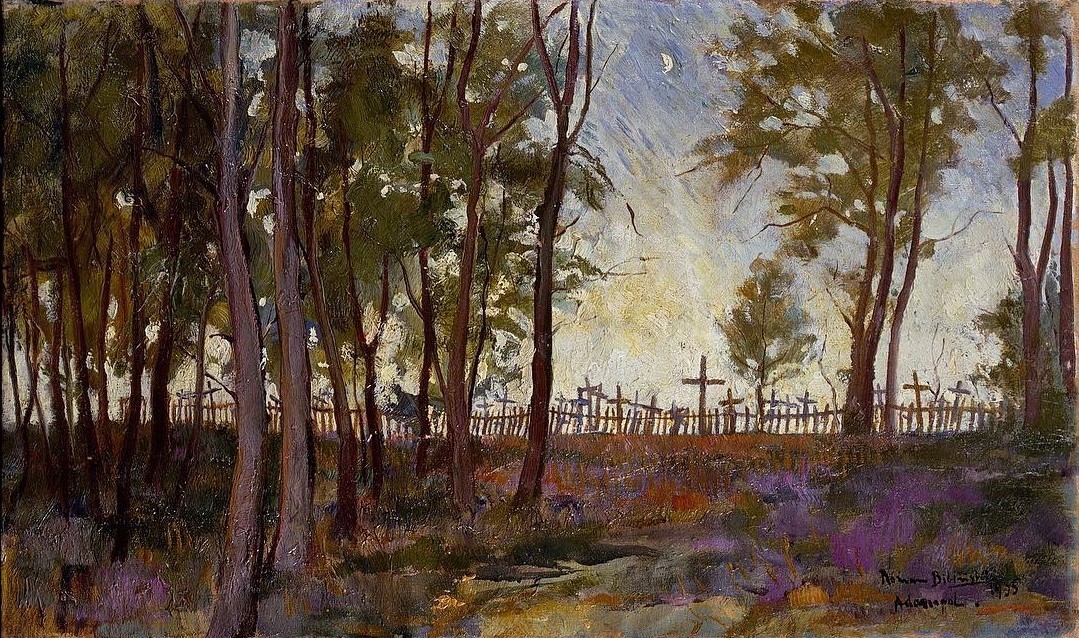 Roman Bilinski, Cemetery in Adampol, 1935