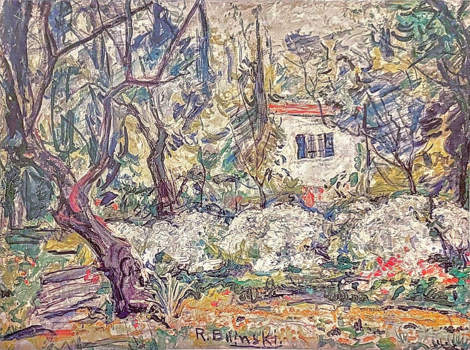 Roman Bilinski, Garden, 1960