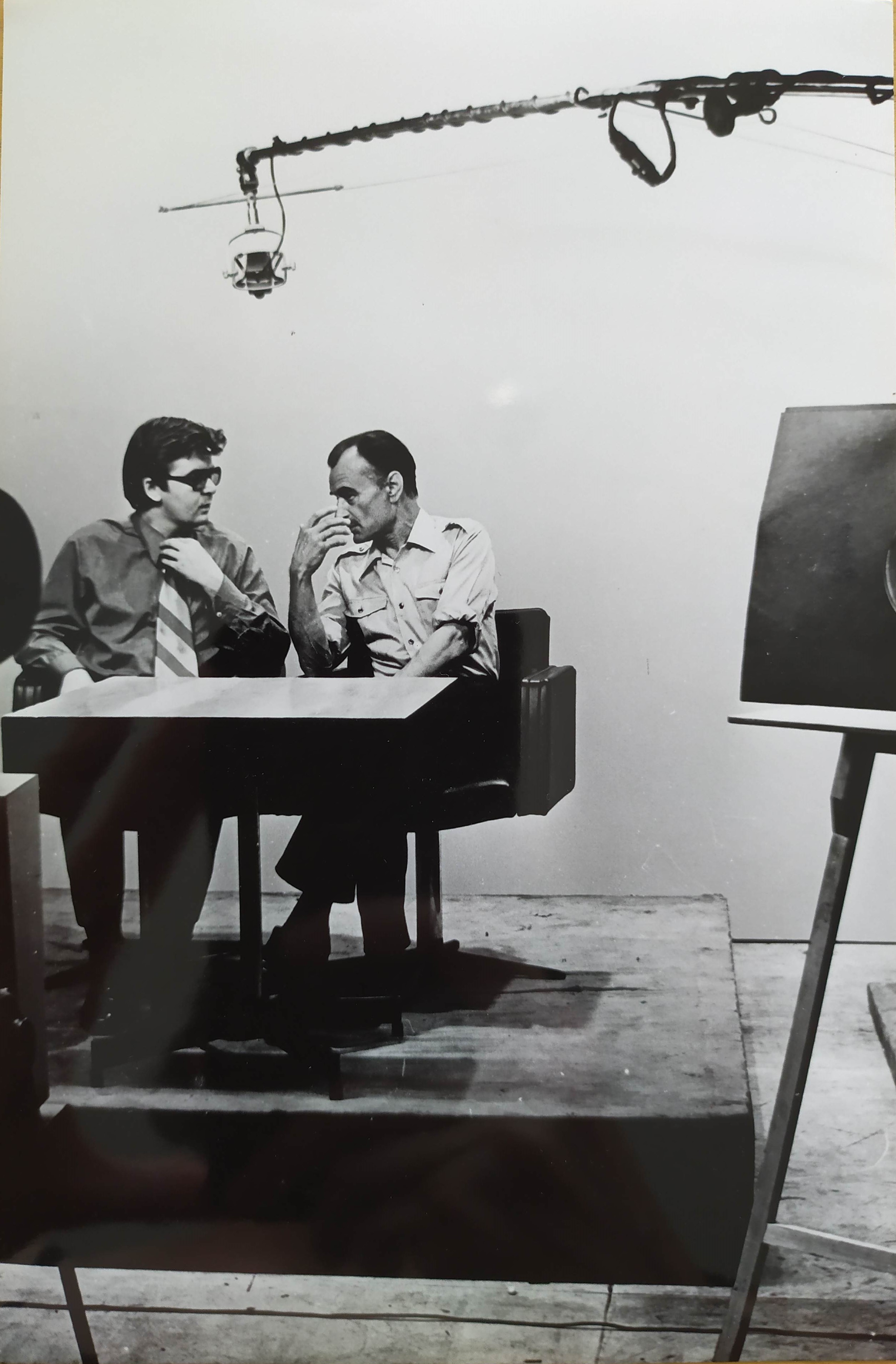 Photo from an interview by Maciej Piotrowski for Polish Television, 1978