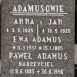 Photo showing Tombstone of the Adamus family