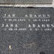 Photo showing Tombstone of the Adamus family