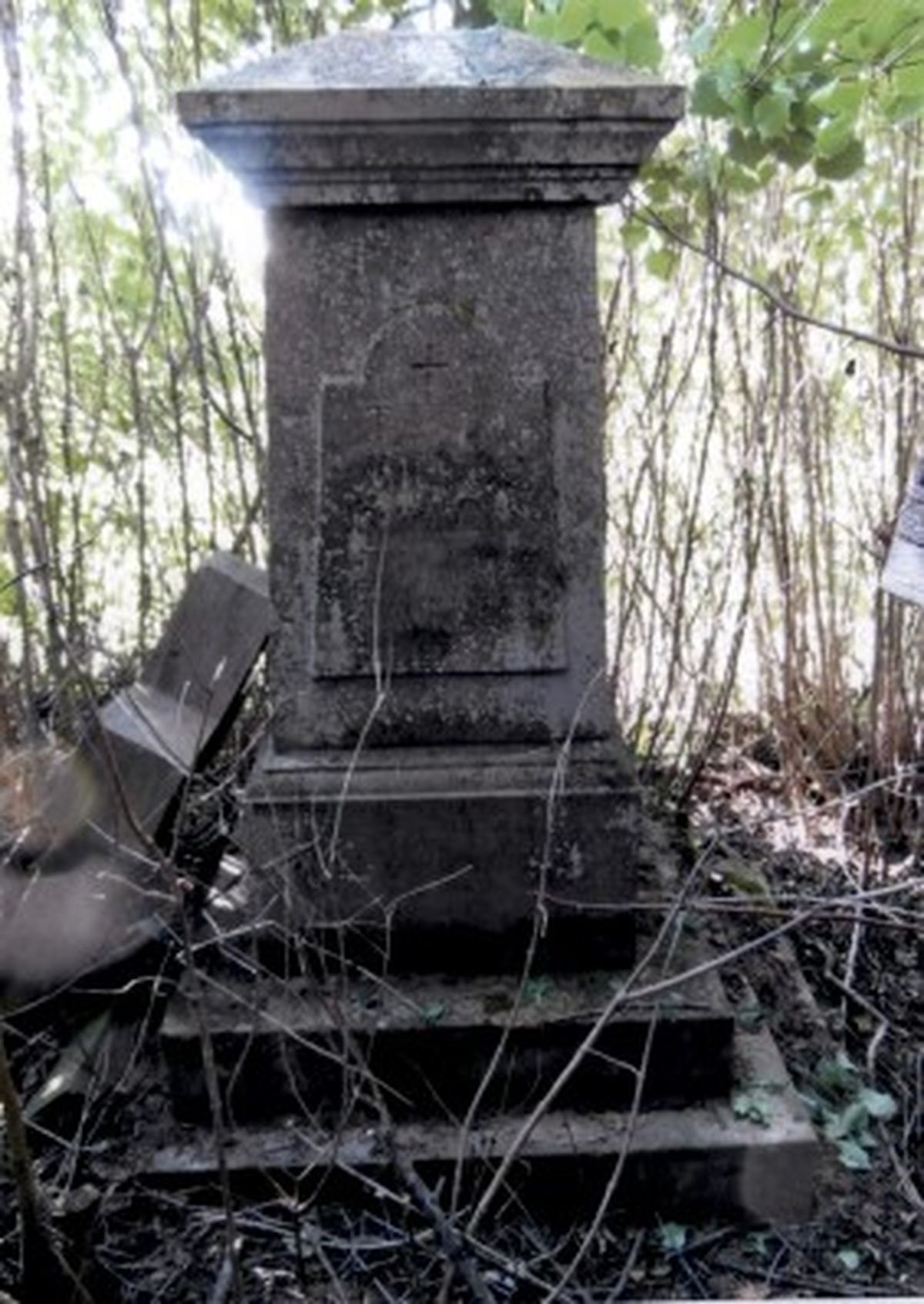 Nagrobek Michała Badowskiego, cmentarz w Boryczówce