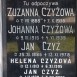 Photo montrant Tombstone of the Czyż family