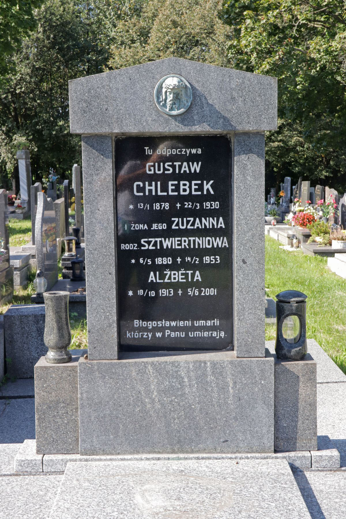 Tombstone of the Chlebek family, Sibica cemetery