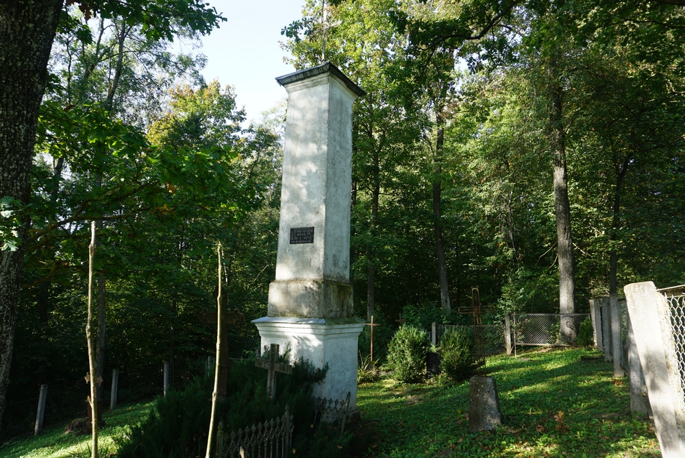 Graves of the November Uprising insurgents and a memorial to the insurgents