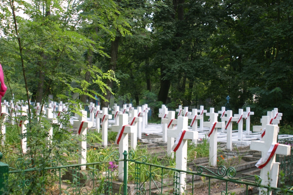 Soldiers' quarters of the Polish Legions, killed in World War I
