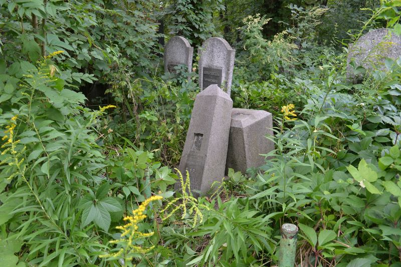 Nagrobek Franciszka Dombrowskiego, cmentarz Bajkowa w Kijowie, stan z 2021.
