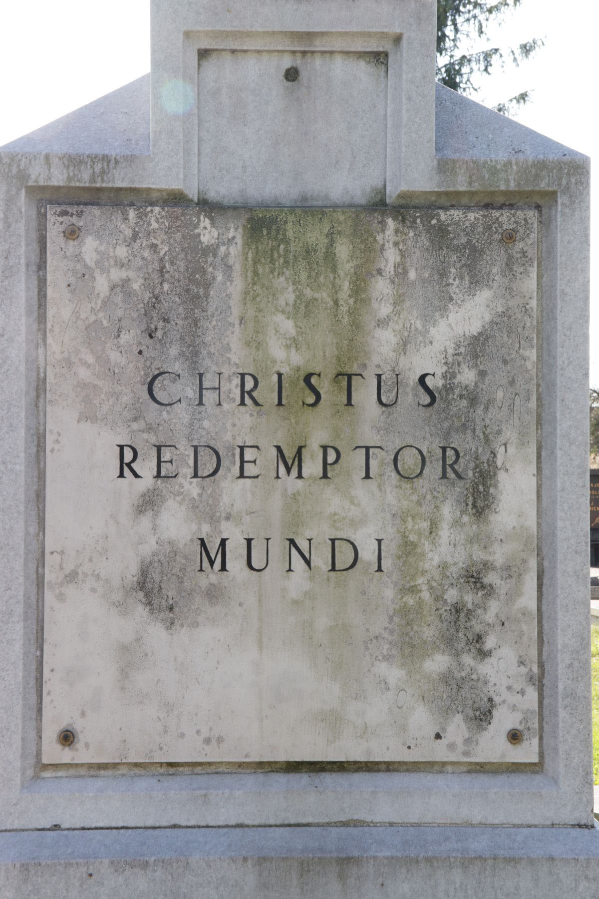Inscription on the votive cross, Sibitsa cemetery