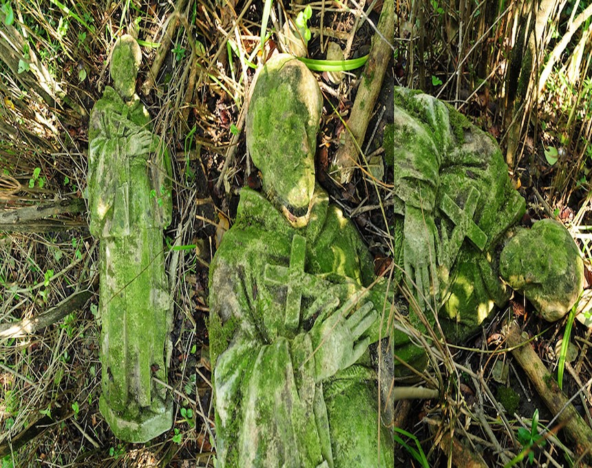 Détail d'une pierre tombale de František Gardija, cimetière de Khlopovka, Ukraine