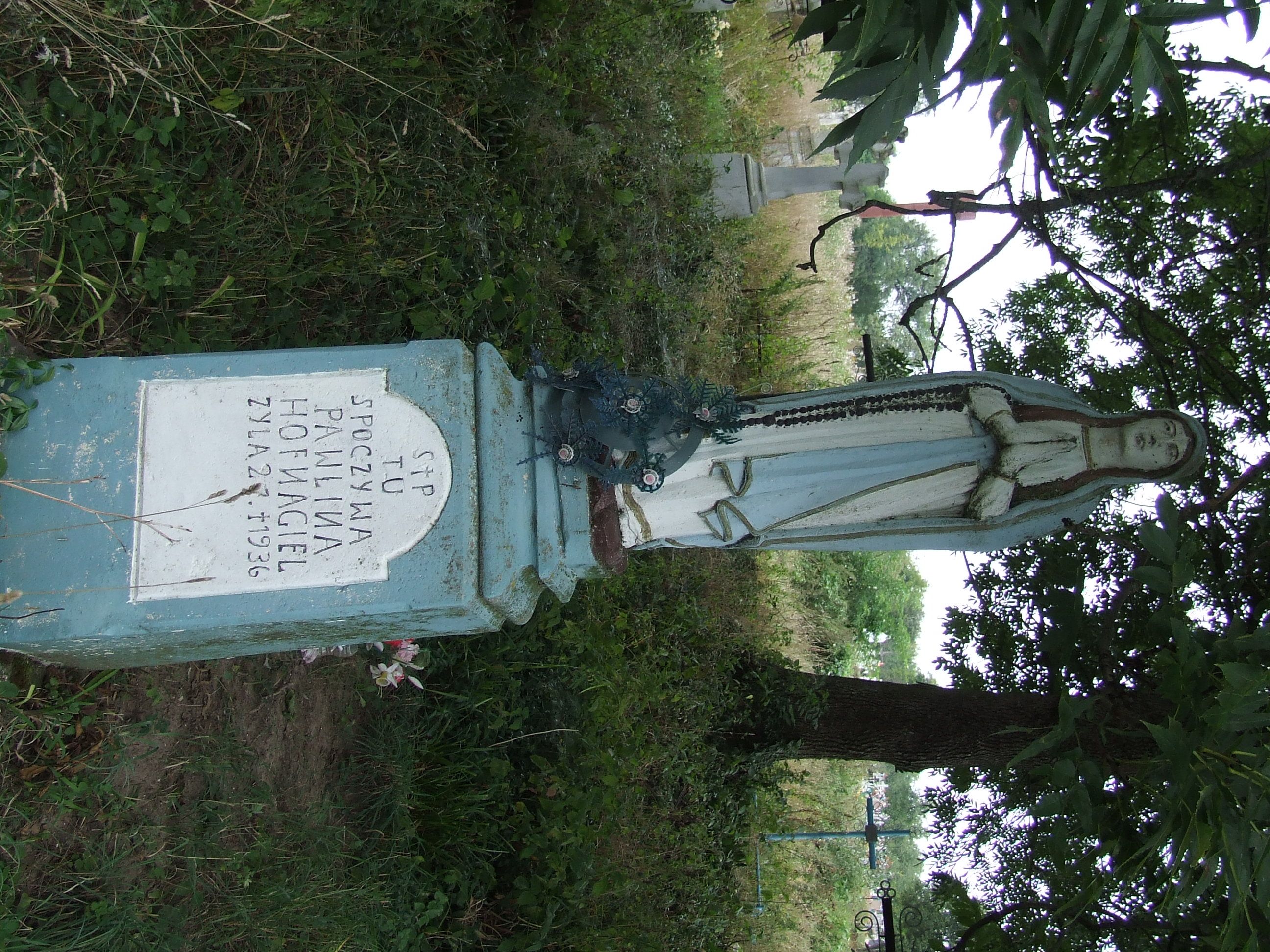 Tombstone of Paulina Hofnagiel, as of 2007