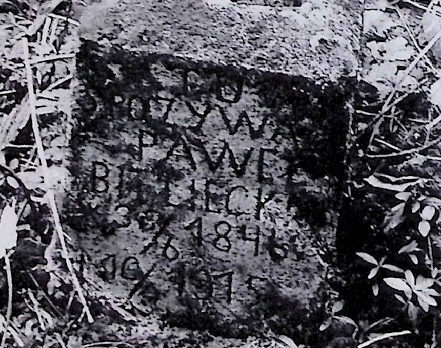 Photo montrant Tombstone of Paweł Bieliecki