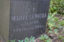 Fotografia przedstawiająca Gravestone of Maria Lewicka