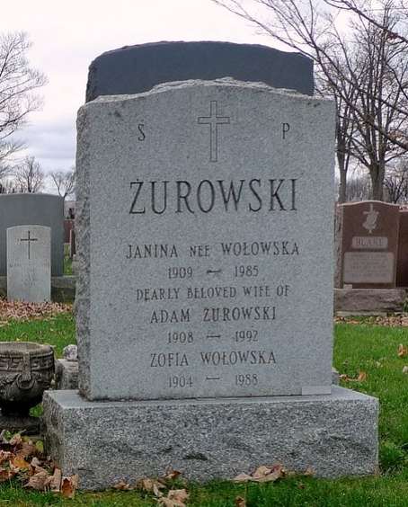 Adam Żurowski, który pracował w konsulatach polskich w Lyonie i Lille, a później był sekretarzem polskiego poselstwa w Ottawie spoczywa na cmentarzu Notre-Dame w Ottawie.