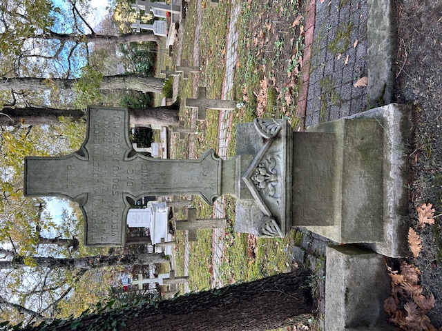 Tombstone of Joseph Dochody, Catholic cemetery in Adampol