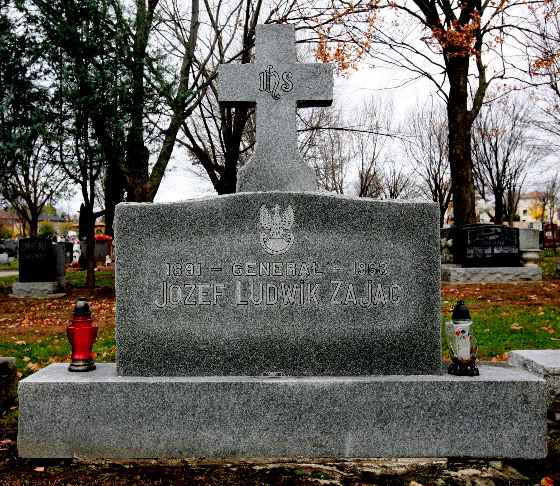 Fotografia przedstawiająca Groby polskich generałów w Kanadzie