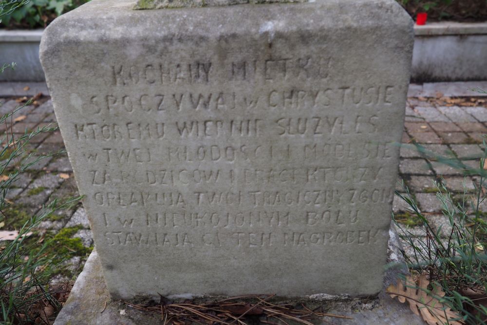 Tombstone of Mieczysław Cianciar
